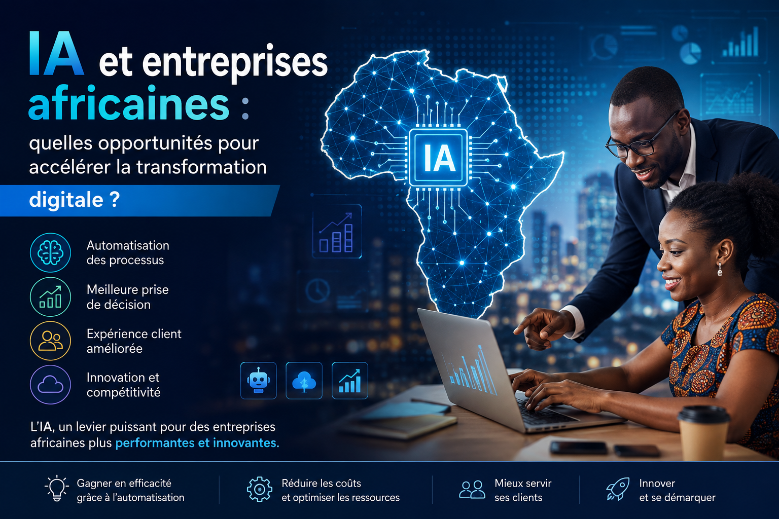 IA et entreprises africaines : quelles opportunités pour accélérer la transformation digitale ?